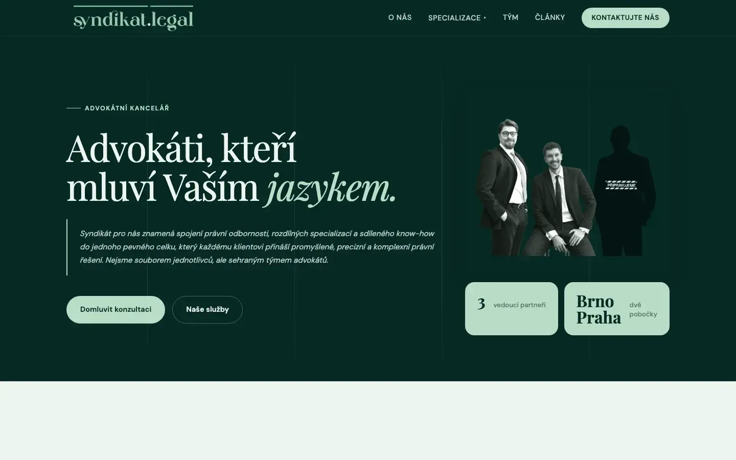 Náhled projektu syndikat.legal